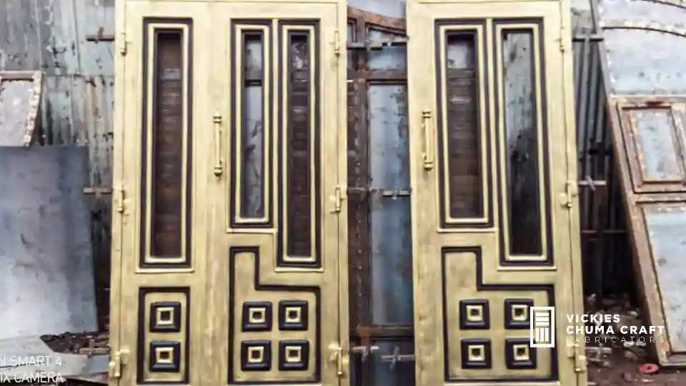 Steel security door in Nairobi - Vickies Chuma Craft
